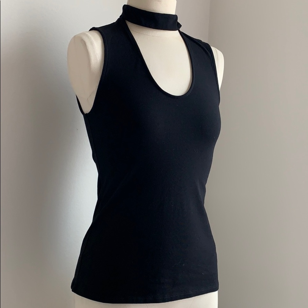 Tank Top w/Choker Cutout - Small